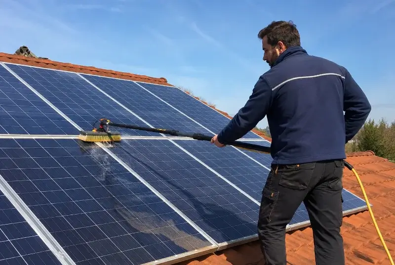 Nettoyage et entretien de panneaux solaires à Montreuil-sur-Loir
